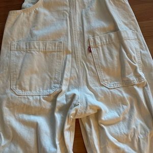 Levi Carpenter Overall, Cream, Size M/29